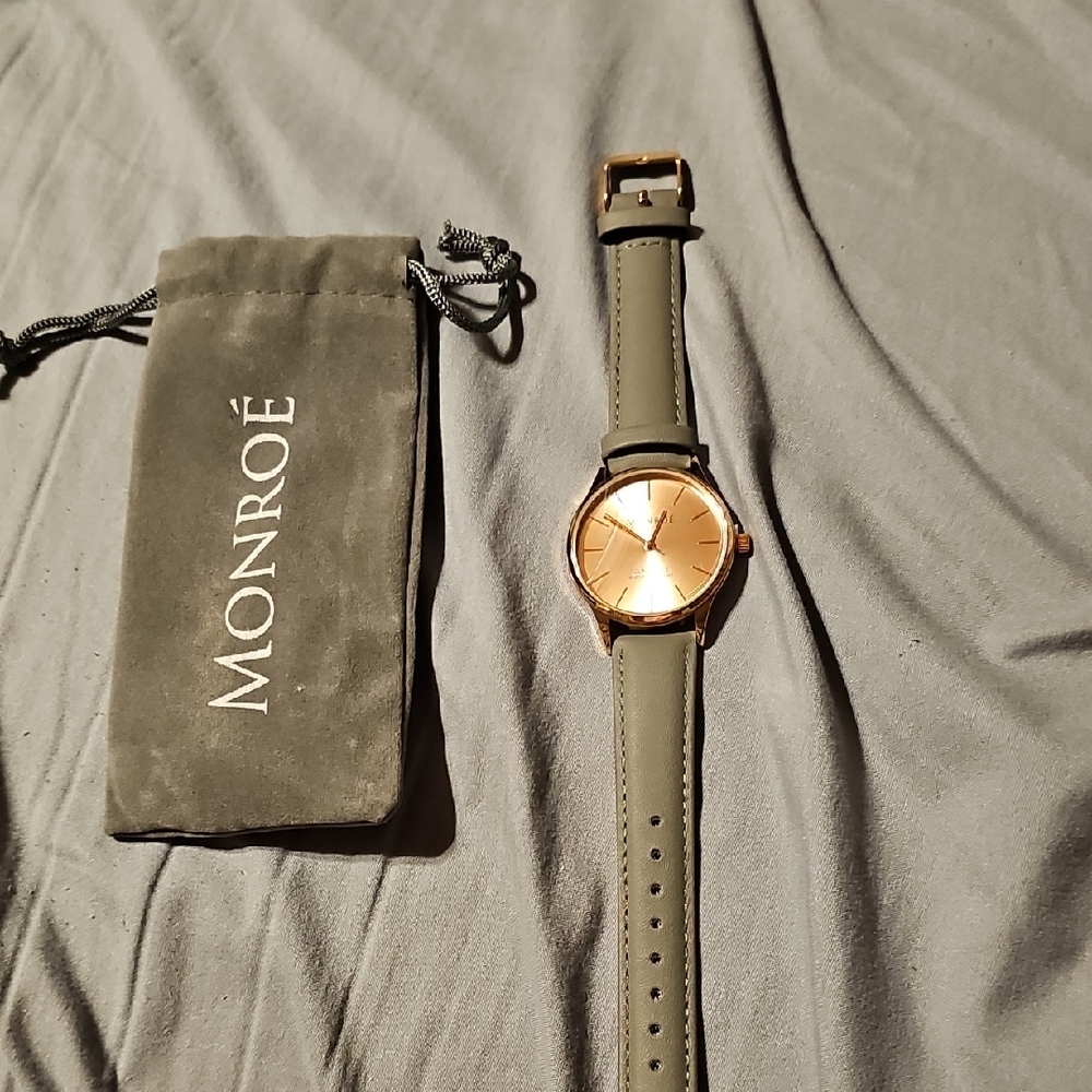 Men's Gold and Olive Watch